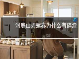 洞庭山碧螺春为什么有碎渣