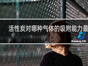 活性炭对哪种气体的吸附能力最强