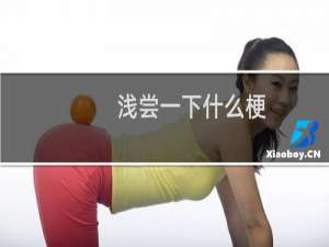 浅尝一下什么梗