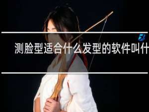 测脸型适合什么发型的软件叫什么