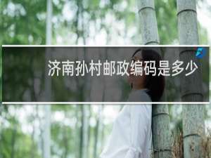 济南孙村邮政编码是多少
