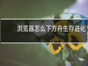浏览器怎么下方舟生存进化