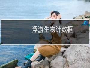 浮游生物计数框