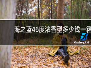 海之蓝46度浓香型多少钱一箱