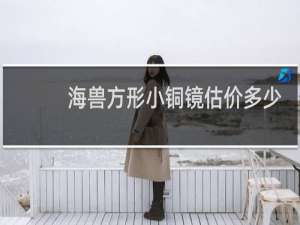 海兽方形小铜镜估价多少