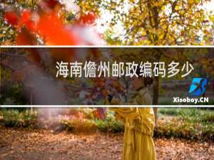 海南儋州邮政编码多少