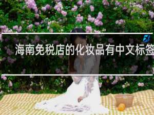 海南免税店的化妆品有中文标签吗