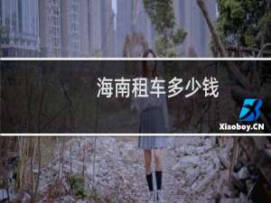 海南租车多少钱