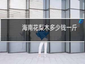 海南花梨木多少钱一斤