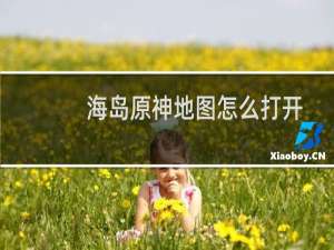 海岛原神地图怎么打开