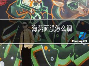 海燕面膜怎么调