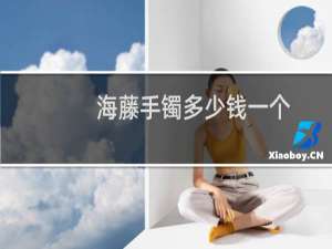海藤手镯多少钱一个