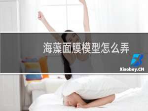 海藻面膜模型怎么弄