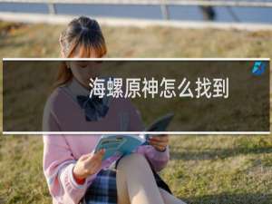 海螺原神怎么找到