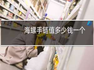 海螺手链值多少钱一个