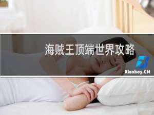 海贼王顶端世界攻略