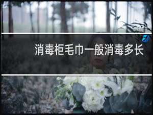 消毒柜毛巾一般消毒多长时间