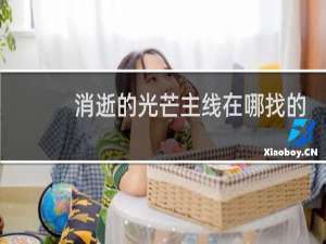 消逝的光芒主线在哪找的