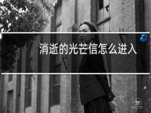 消逝的光芒信怎么进入