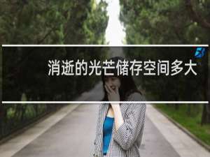 消逝的光芒储存空间多大