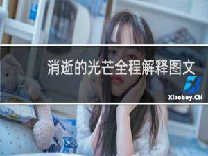 消逝的光芒全程解释图文
