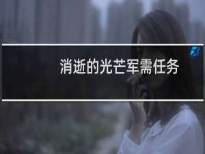 消逝的光芒军需任务