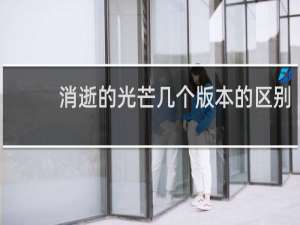 消逝的光芒几个版本的区别