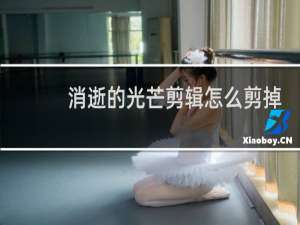 消逝的光芒剪辑怎么剪掉