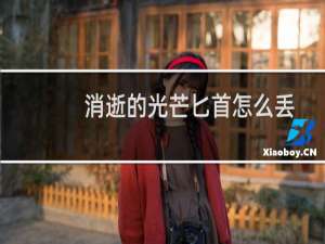 消逝的光芒匕首怎么丢