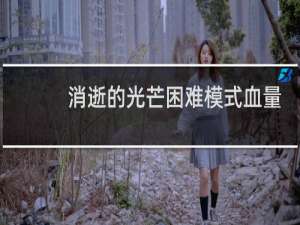 消逝的光芒困难模式血量