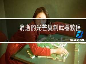 消逝的光芒复制武器教程