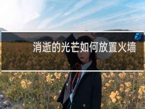 消逝的光芒如何放置火墙