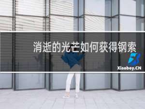消逝的光芒如何获得钢索