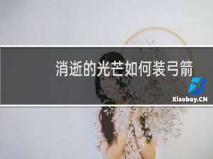 消逝的光芒如何装弓箭