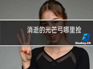 消逝的光芒弓哪里捡