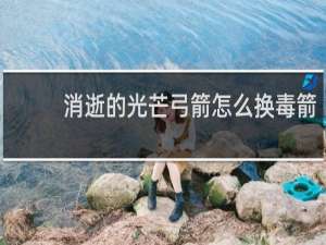 消逝的光芒弓箭怎么换毒箭