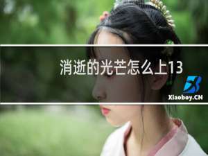 消逝的光芒怎么上13