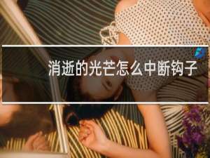 消逝的光芒怎么中断钩子