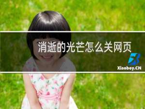 消逝的光芒怎么关网页