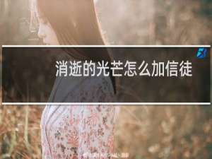消逝的光芒怎么加信徒