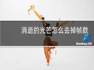 消逝的光芒怎么去掉帧数