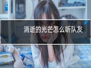 消逝的光芒怎么听队友