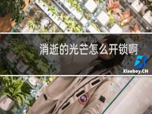 消逝的光芒怎么开锁啊