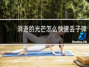 消逝的光芒怎么快速丢子弹