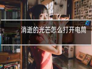 消逝的光芒怎么打开电筒