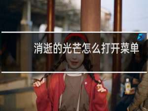 消逝的光芒怎么打开菜单