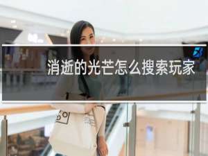消逝的光芒怎么搜索玩家