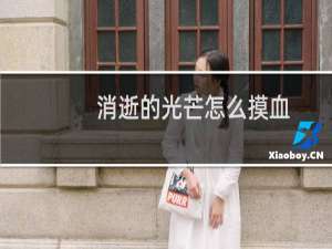消逝的光芒怎么摸血