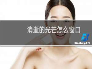 消逝的光芒怎么窗口