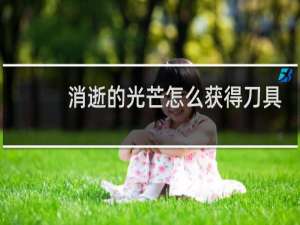 消逝的光芒怎么获得刀具